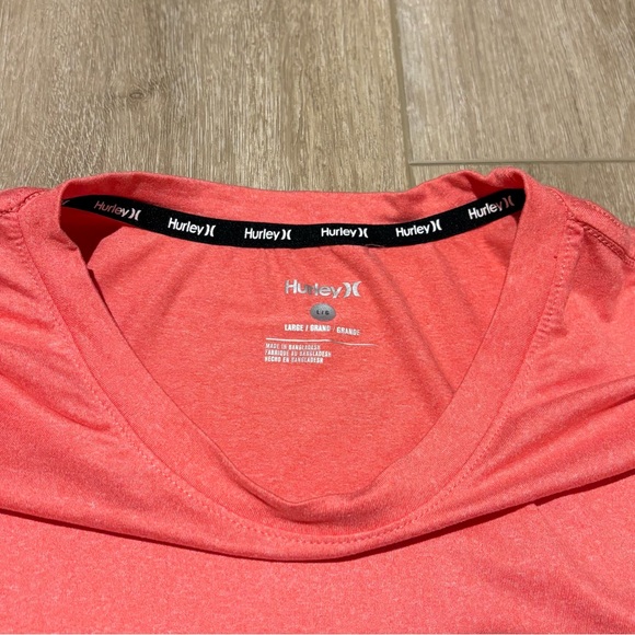 Hurley Orange Short Sleeve T-Shirt, Large - Picture 3 of 7
